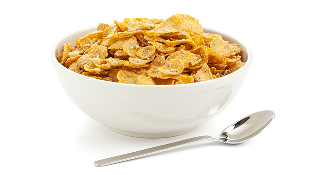 Plato con cereal
